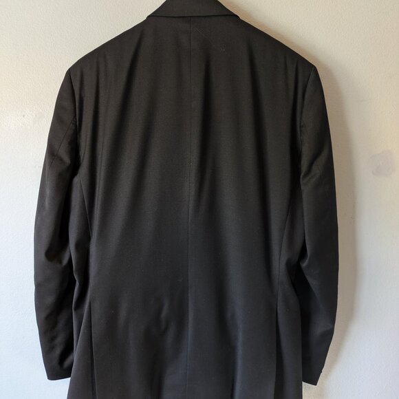 Awearness Kenneth Cole Slim Fit Black Suit 46 Extra-Long and Pants W36-38 L34 - Picture 2 of 16